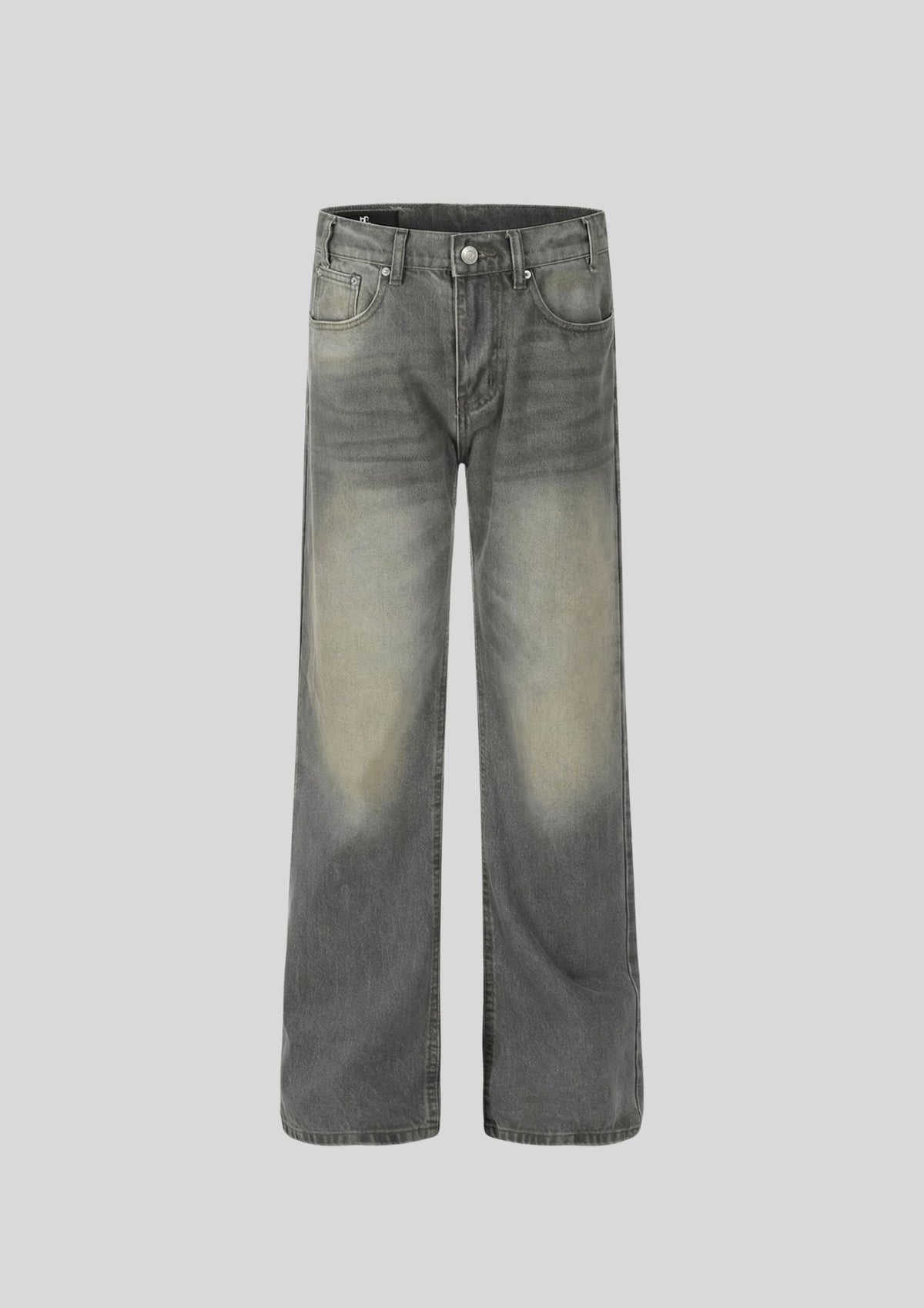 Men's Wide Leg Pocketed Jeans